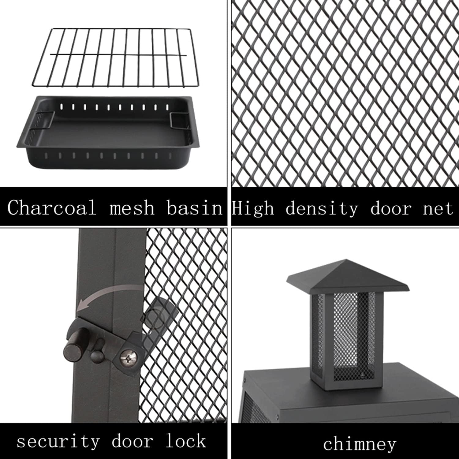 Wood Stove,Firepit,Outdoor Wood Burning Firepit,Bonfire Fire Pit,28in W×42in H,Smokeless Fire Pit,for Wood Burning and Low Smoke Great Camping Stove