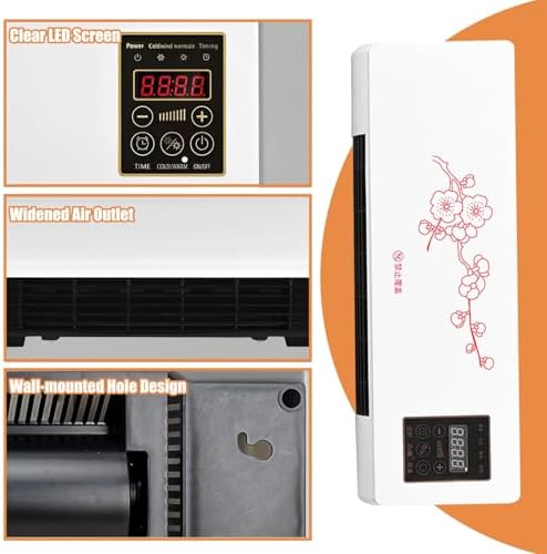 Portable Air Conditioning Mini Wall Mounted Ac Unit Heater for Bedroom, 2 In 1 Smart Cold and Hot Air Conditioners Mini AC/Heating System with Remote Control(Yellow)