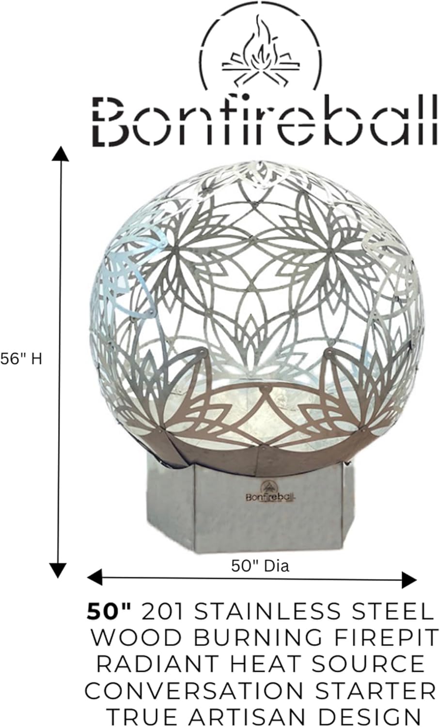 FlowerHouse: Bonfireball Fire Pit - 50