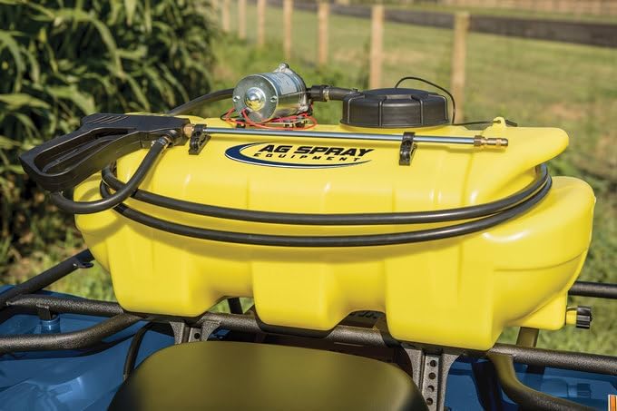 15 Gallon Gold Spot Sprayer – 2.2 GPM SHFLO 12V Pump, Deluxe Handgun with Adjustable Tip, 15’ Hose – ATV/UTV Sprayer for Lawn, Garden, Weed & Pest Control