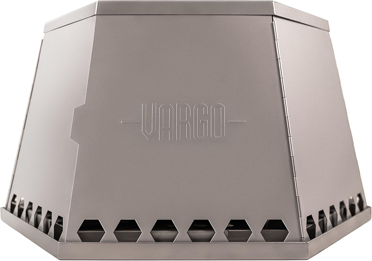 Vargo MegaHex Smokeless Fire Pit: Folding, Portable, and Durable Stainless Steel Fire Pit for Outdoor Adventures