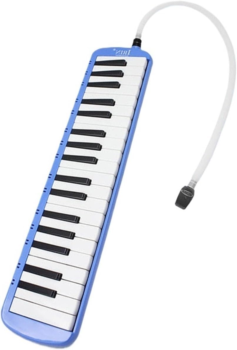 Melodica 37 Keys Mouth Melodica Keyboard Easy To Play Piano Keyboard ABS Silver Plated Base for Adults Students and Kids