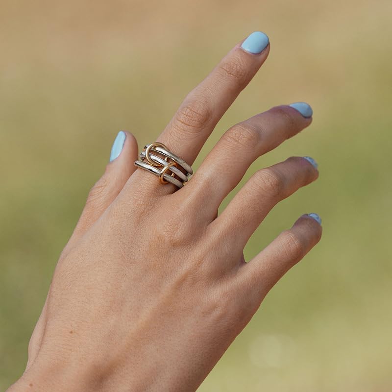 Chic Spinelli Ring For Women | Tarnish-Free Sterling Silver Stackable Rings With Cubic Zirconia | Elegant Jewelry Accessories For Party Wear