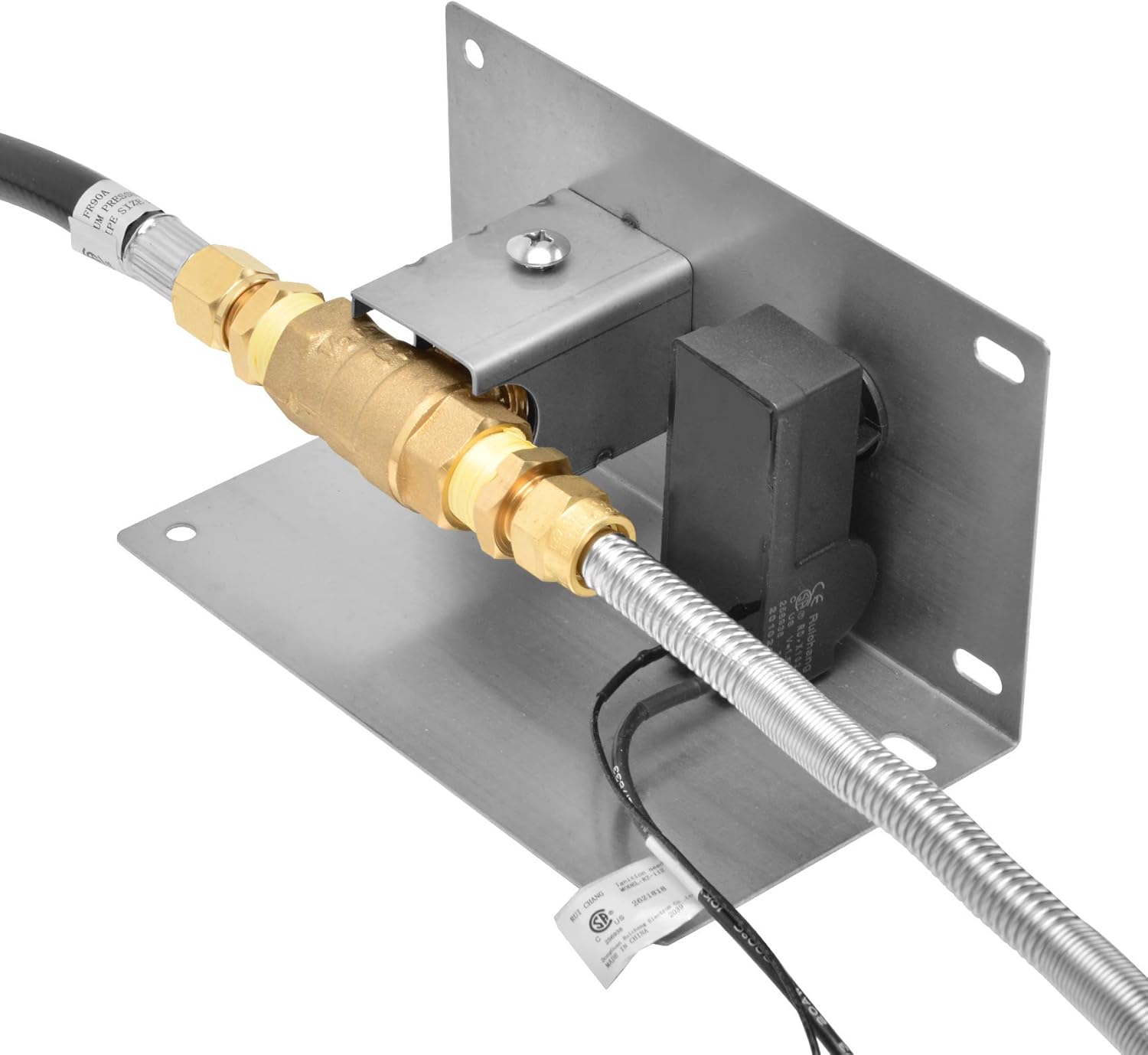 Stanbroil 36 x 12 Inch Rectangular Drop-in Gas Fire Pit Kits with All Accessories Required for DIY Fire Pit Project, Propane Gas Version, 150,000 BTU’s Max