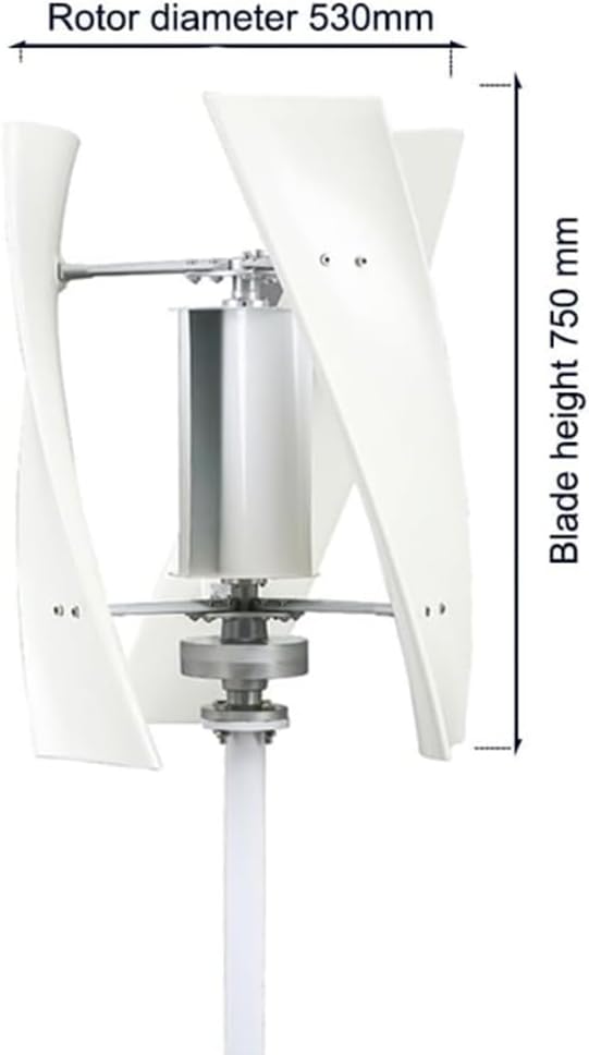 2M/S Starting Wind Speed New Energy 3 Blades Horizontal Wind Turbine 12V-220V with MPPT Controller Renewable Energy Wind Turbine Kit (12000W)