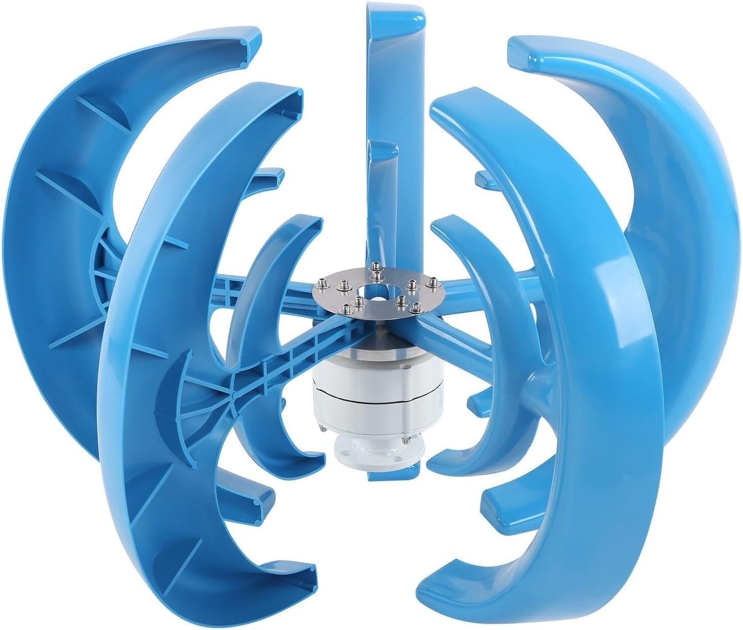 CAJUCA Small Wind Turbine 3000W Vertical Axis Wind Turbine Kit with Controller and Solar Garden Light Street Light Monitoring Wind Turbine