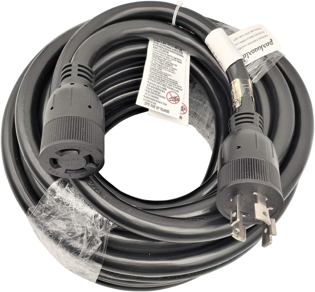 Parkworld Generator 4-Prong 20 AMP NEMA L14-20 Extension Cord (50FT)
