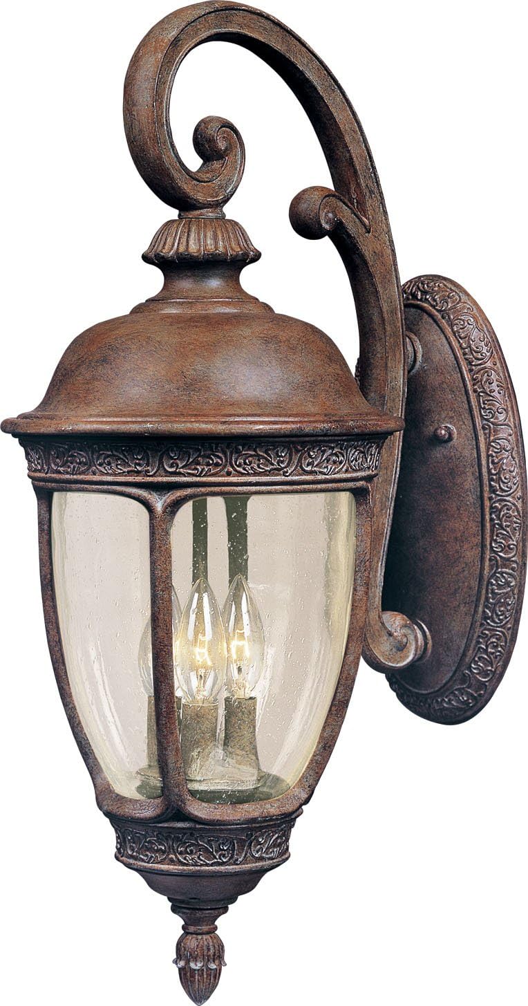 Maxim 40466CDSE Knob Hill VX European Style Heavy Duty Outdoor Wall Sconce, 180 Total Watts, 33