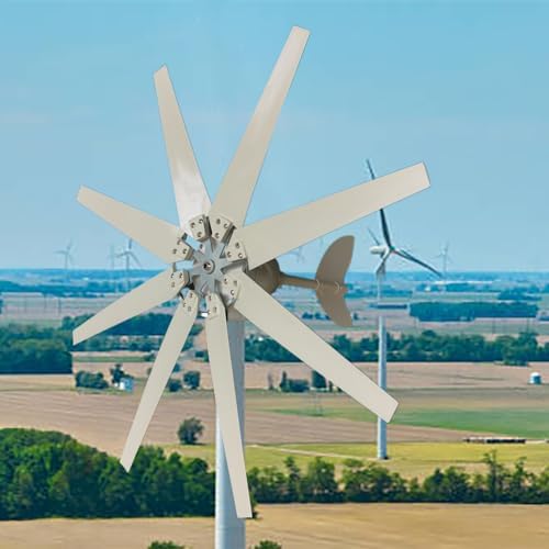13000W Wind Turbine Generator Kit - 12V/24V/48V Home Windmill System, High-Efficiency Alternative Energy Solution, Ideal for Off-Grid Power Generation, Compact Design.