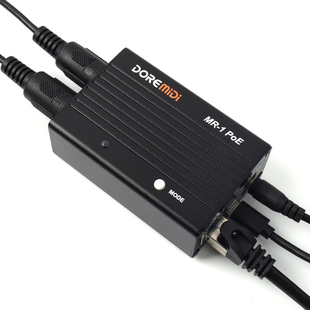RTP MIDI Network Interface MR-1 PoE