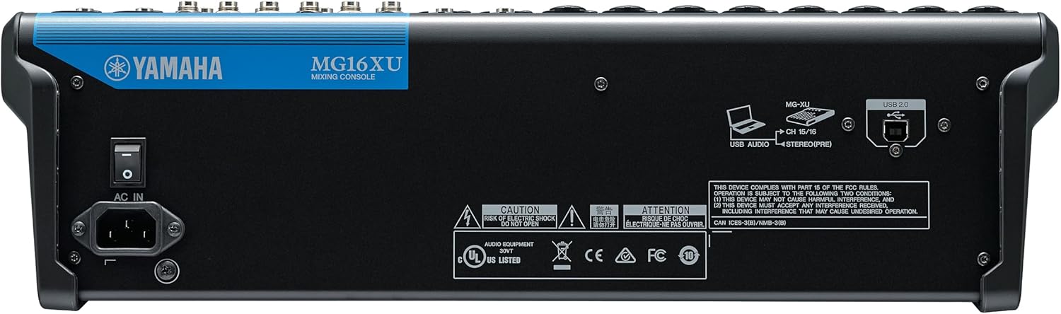 Yamaha MG16XU 16-Input 6-Bus Mixer with Effects