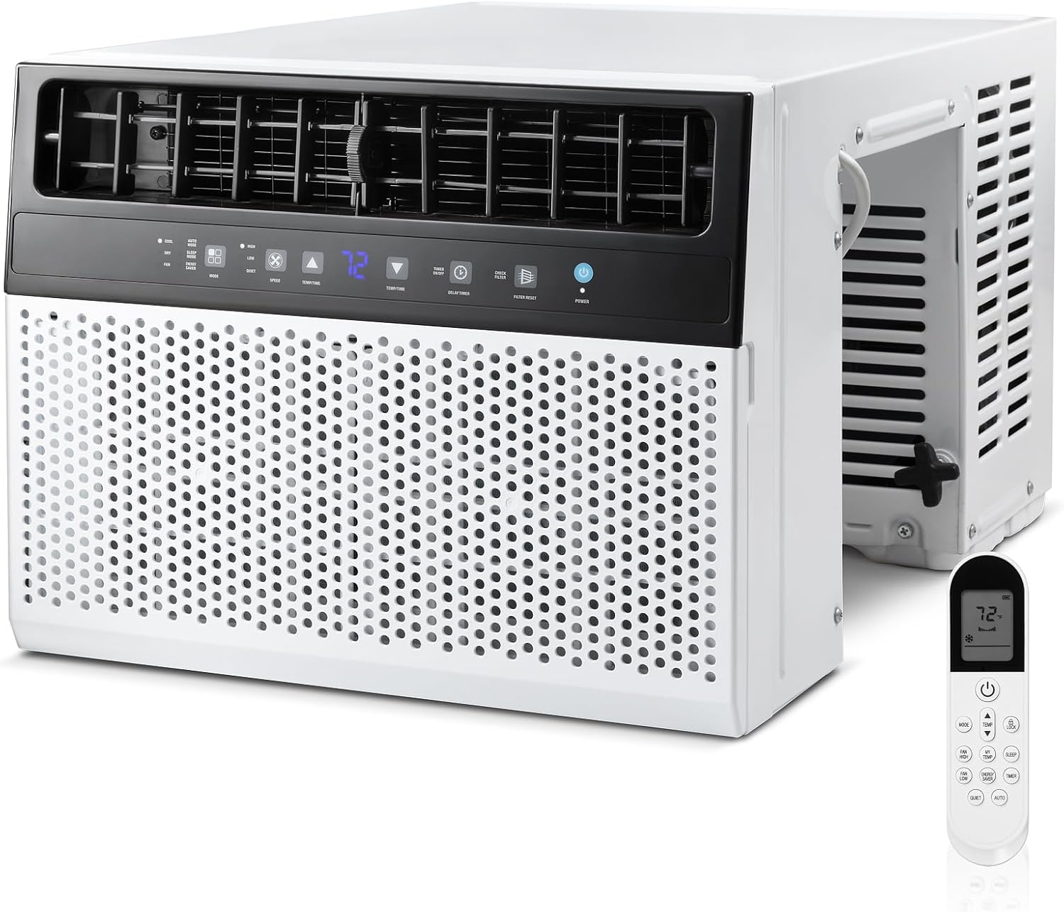 Antarctic Star 10,000 BTU Window Air Conditioners, U-Shaped Air Condtioner Window Unit Cools up to 450 Sq. Ft, 6 Modes 24H Timer Energy-saving Window AC Units, Easy to Install, White