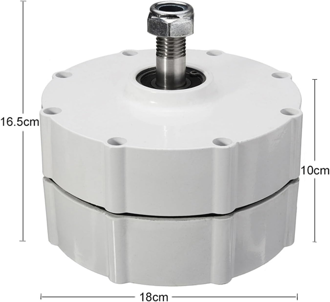 5000W Electric Generator PMG for Wind 2KW 3KW 5KW 12V 24V 48V 300RPM Magnetic Dynamo Water Hydro Alternator Free Energy(With Base,DOUBLE SHAFT_12V_3000W)