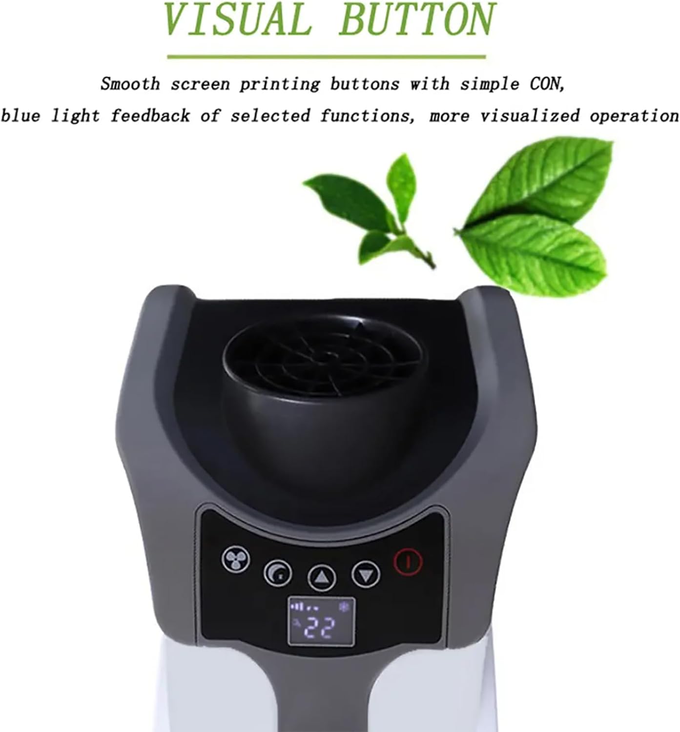 Camping Air Conditioner, Mini Tent Air Cooler with Three Adjustable Wind Speeds, 650W Low Power Consumption, Support Solar Charging, Low Noise and Easy to Carry, for RV, Car and Fishing