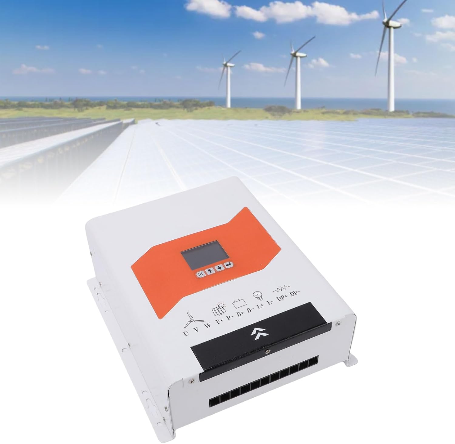 FTVOGUE 600W Wind 400W Solar Hybrid MPPT Charge Controller with LCD Display Boost Unload Function for Off Grid System Street Light