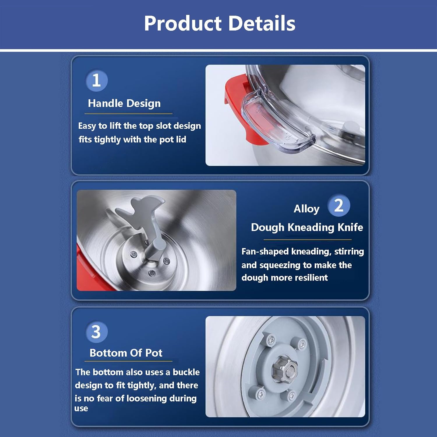 5l Electric Dough Maker Stainless Steel Dough Stand Mixer 200w Fermentation Machine, Baking Cooking Cabinet for Commercial and Home Use,