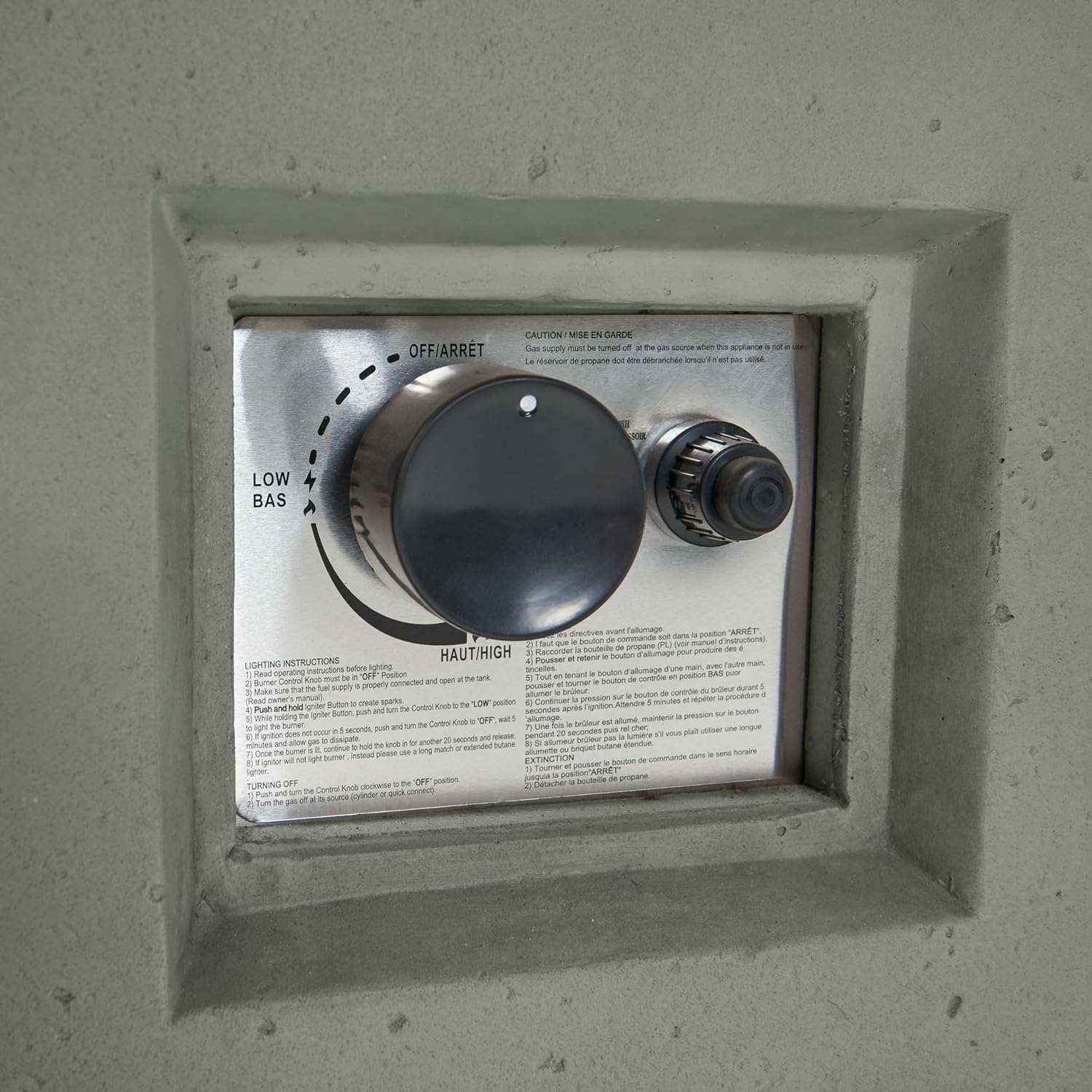 50,000 BTU Square Propane Gas Fire Pit Table 40