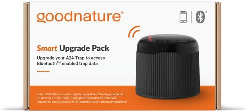 Goodnature Smart Upgrade Pack, Bluetooth Accessory for The A24 Rat & Mouse Trap, Strike Tracking & Refill Reminders via The App, Includes 6-Month Top Up (Paste Pump + CO₂ Canister)