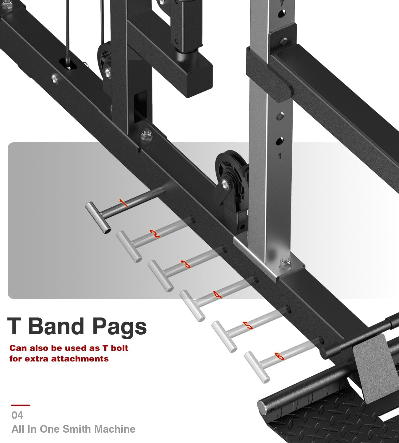 DONOW Smith Machine with Weight Stacks, Multi Function Home Gym System Training Power Cage Squat Rack Dual Cable Crossover Machine All in One