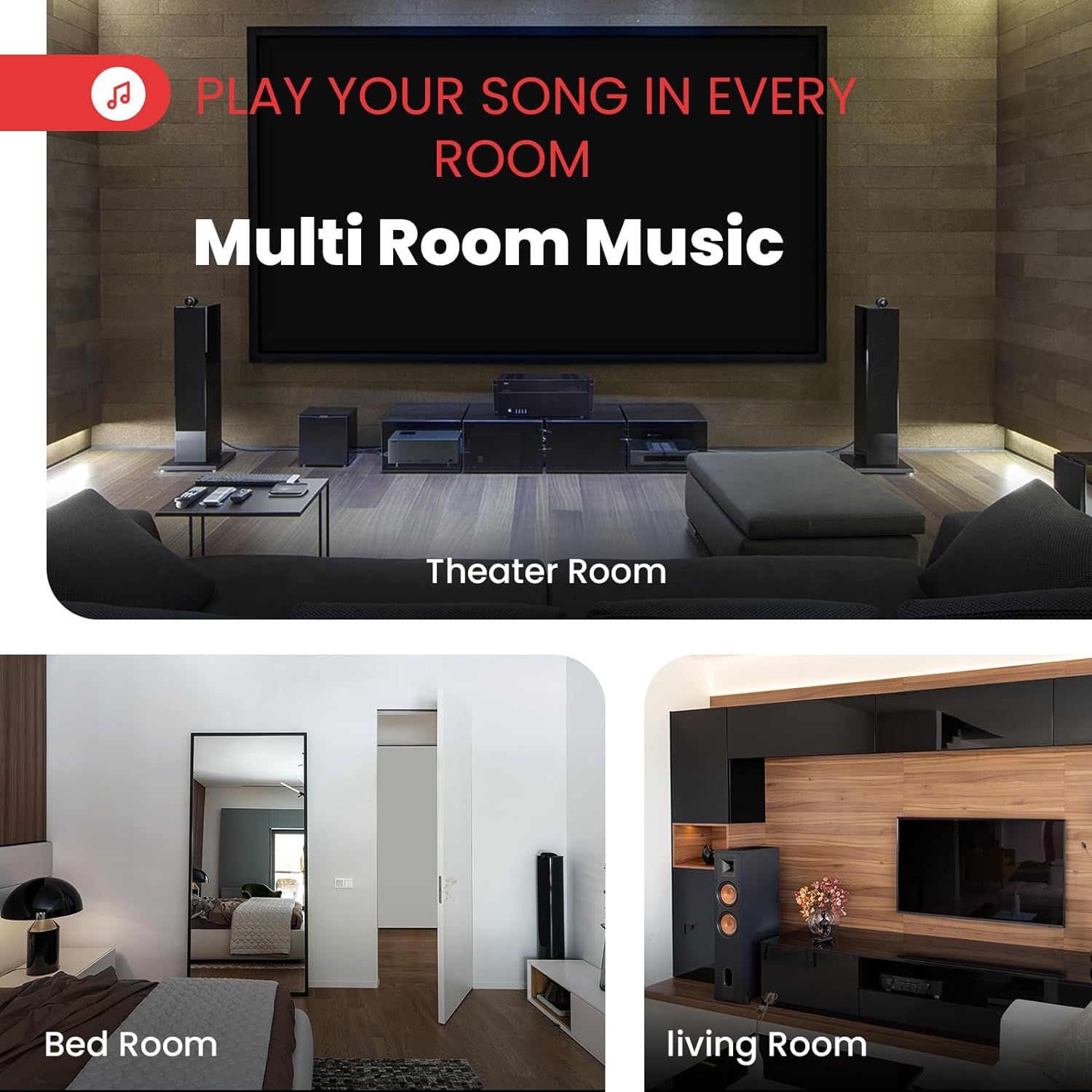 Pyle 4 Multi-Zone Stereo Amplifier - 19” Rack Mount, Powerful 8000 Watts with Speaker Selector Volume Control & LED Audio Level Display, 4-Ch. Bridgeable Switches - PT8000CH