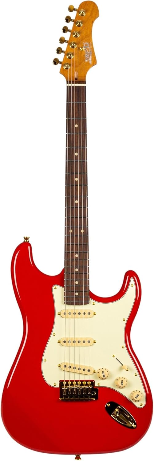 JS-380 RD G Electric Guitar Red