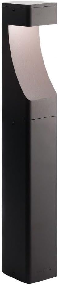 1 Light Te Tured Bollard with Contemporary Inspirations 27 inches Tall By 4 inches Wide-Te Tured Architectural Bronze Finish Contemporary Landscape 12V Path & Spread 147-Bel-2896769