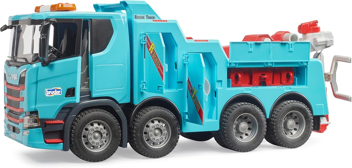 Bruder 03553 Scania Super 560R Heavy Tow Truck with Light and Sound Module