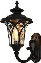 Garden Wall Light Modern Classic Wall Lanterns Outdoor Lamp Black Matte Rustic Waterproof V-intage Wall Sconce Porch Light E27 Fixture,Chandelier Lamps