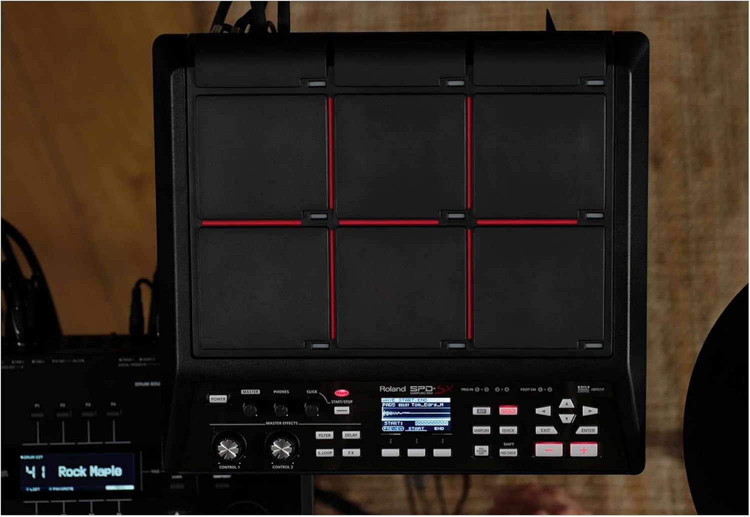 Roland Percussion Sampling Pad with 4GB Internal Memory, Black (SPD-SX)