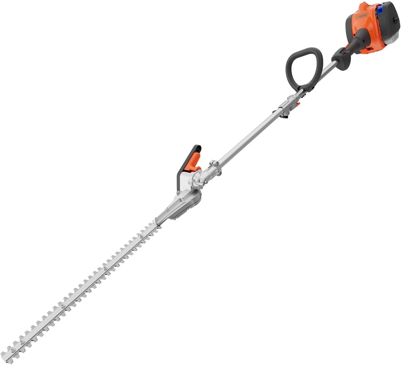 Husqvarna 122LKH Gas Hedge Trimmer, Multi-Purpose Tool with Hedge Trimmer Attachment, 21-Inch Cutter Bar with Double-Sided, Double Reciprocating Blades, 970796101