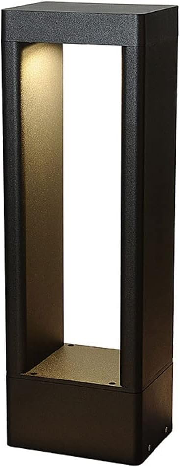 Personality Solar Lawn Lights,Aluminum Outdoor Fence Deck Column Cap Lamp,3000K Solar Power LED Exterior Post Lantern,European Square Waterproof Courtyard Stigma Lamps,for Wood Fence,Pathway