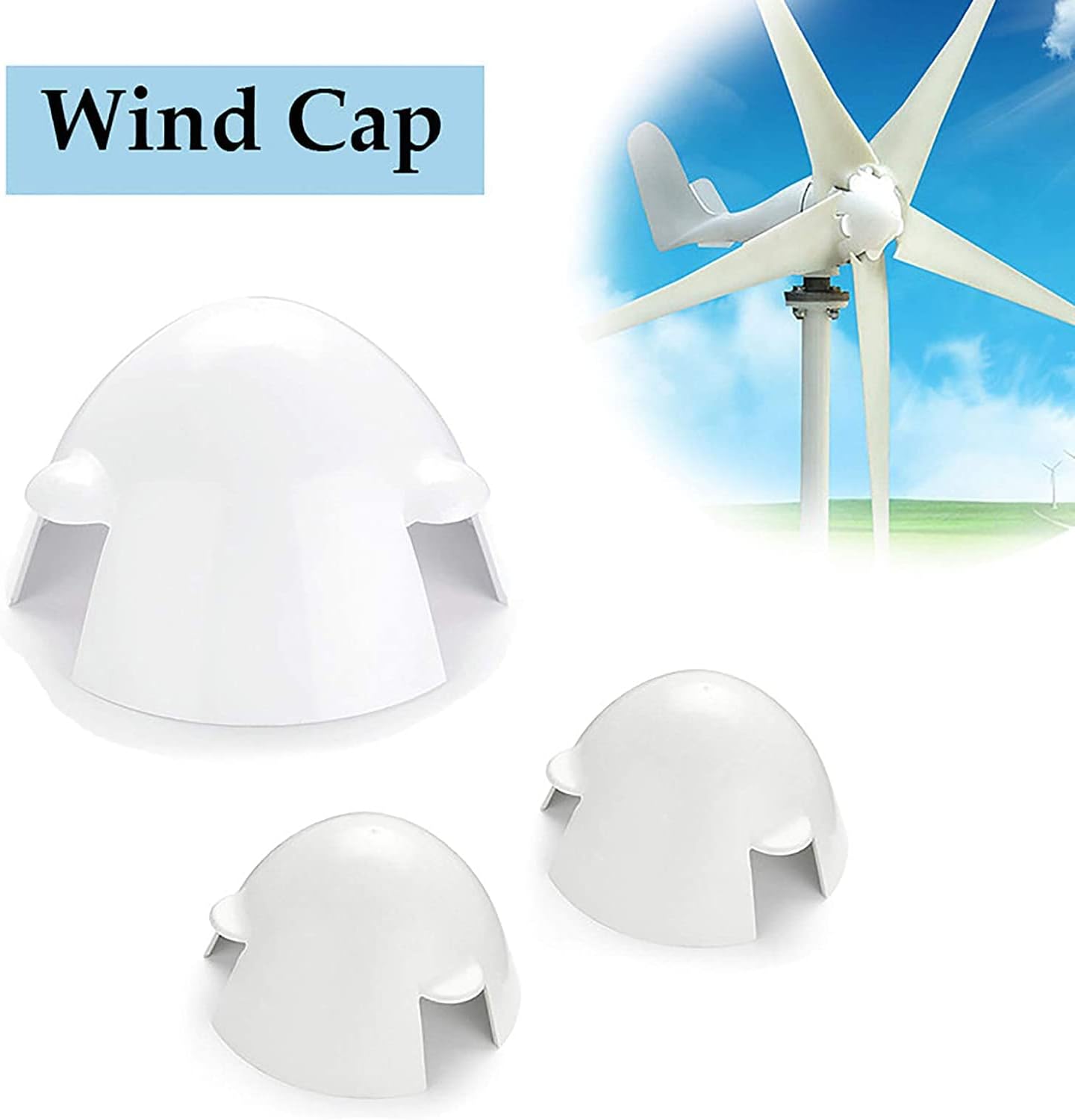 LiuSj JUnSt Wind Turbines Generator Accessories Wind Generator Hood Universal for S M-2 Type 3 5 6 Blades Wind Turbines