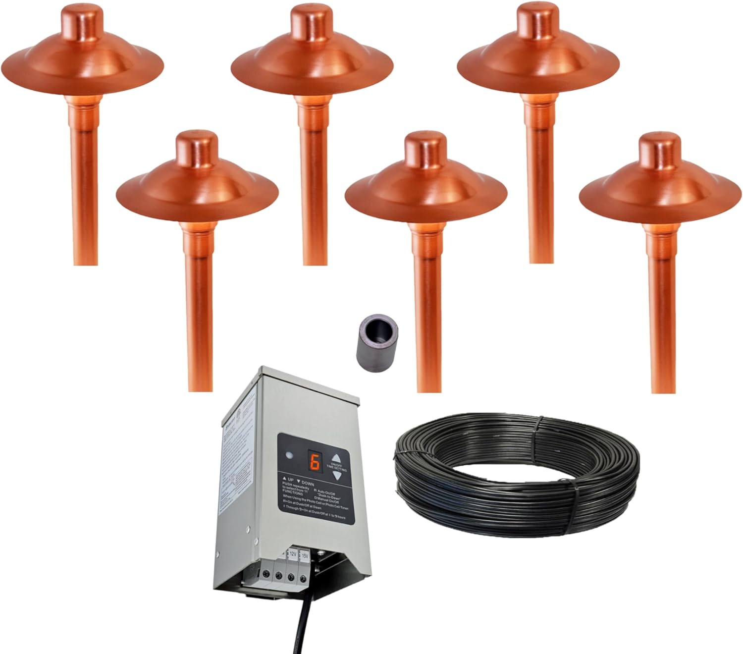 CS6100P-LED Professional Series 6-Light Landscape Lighting System