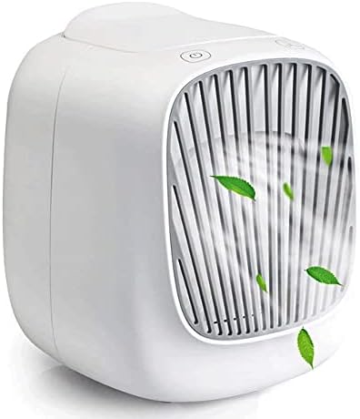 Portable Air Conditioner Fan, USB Personal Mini Evaporative Air Cooler with 3 Speeds, Quiet Air Cooler Fan, for Home Office Hiking