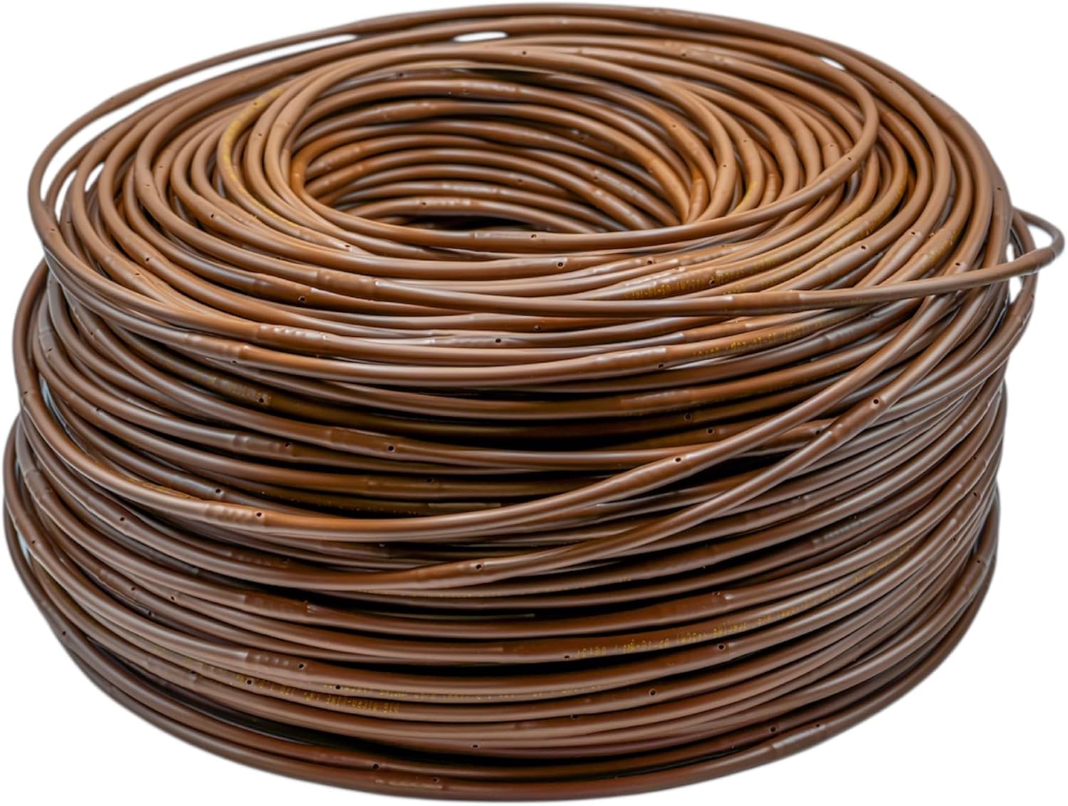 DIG ML-509B ¼” 500’ MICROLINE™ Dripline, 9” Dual Outlet Emitter Spacing, UV-Resistant Tubing for Garden & Landscape Irrigation | Flexible, Durable, Water-Saving | Easy Installation (Brown)