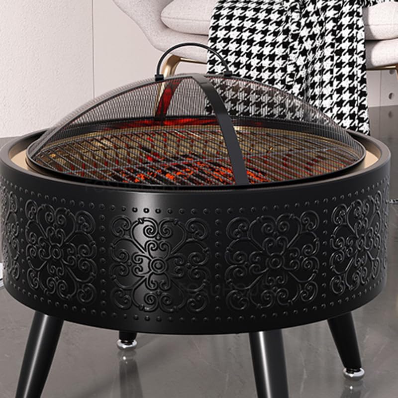 Outdoor Fireplaces Modern Iron Fire Pit for Outdoor Heater Charcoal Home Winter Heating Stove Courtyard Multifunction Barbecue Stoves Fire Pits