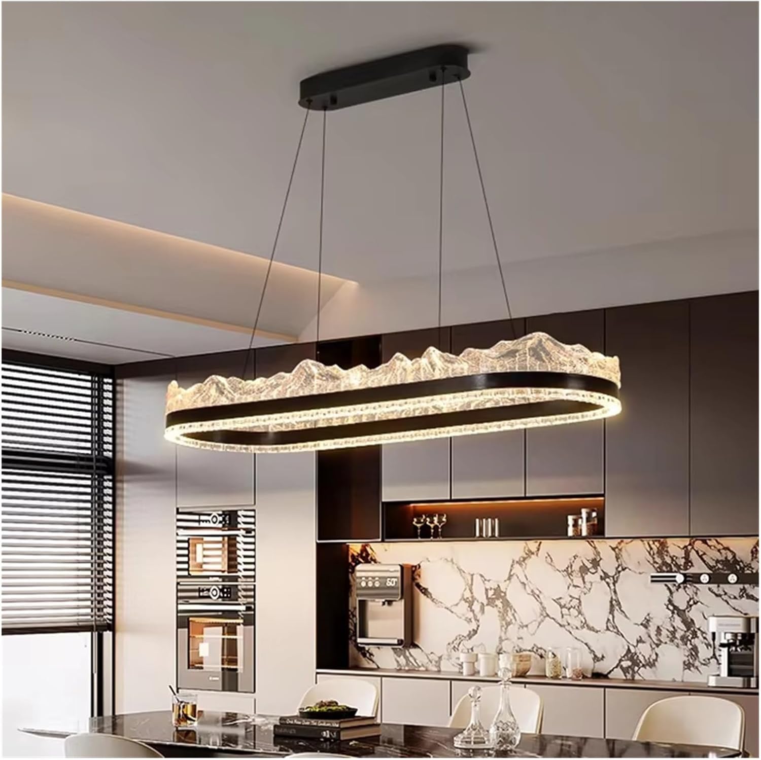 Home DecorationPendant Lights, Luxury Crystal Living Room Chandelier, Dining Pendant Lamp, Ceiling Light, Indoor Lighting,Dining Light Fixtures