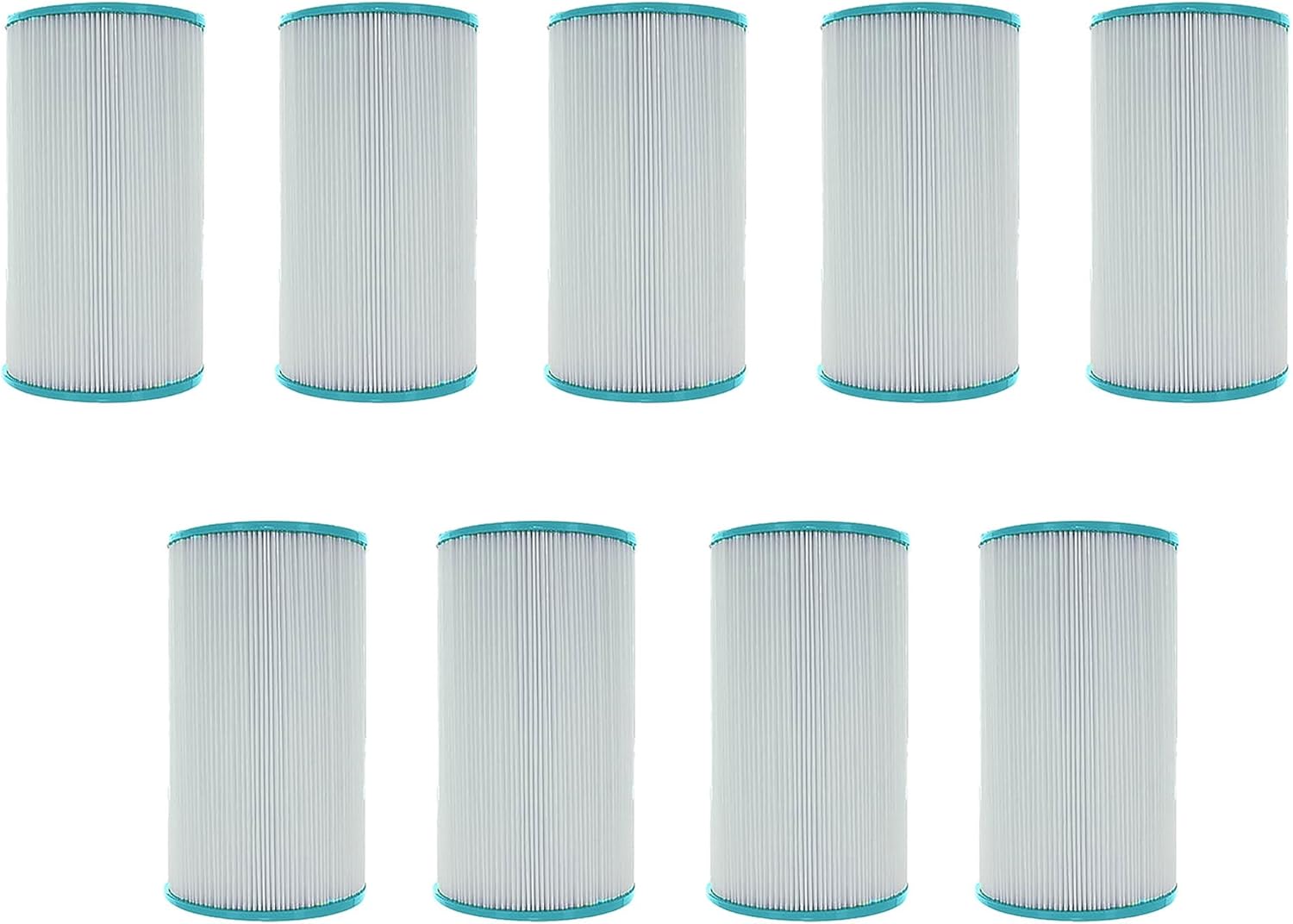 Hurricane Filters HF6430-01 Advanced Spa Filter Cartridge - Replacement for Pleatco PWK30, Unicel C-6430, Filbur FC-3915, Watkins Hot Spring Spas, 9 Pack
