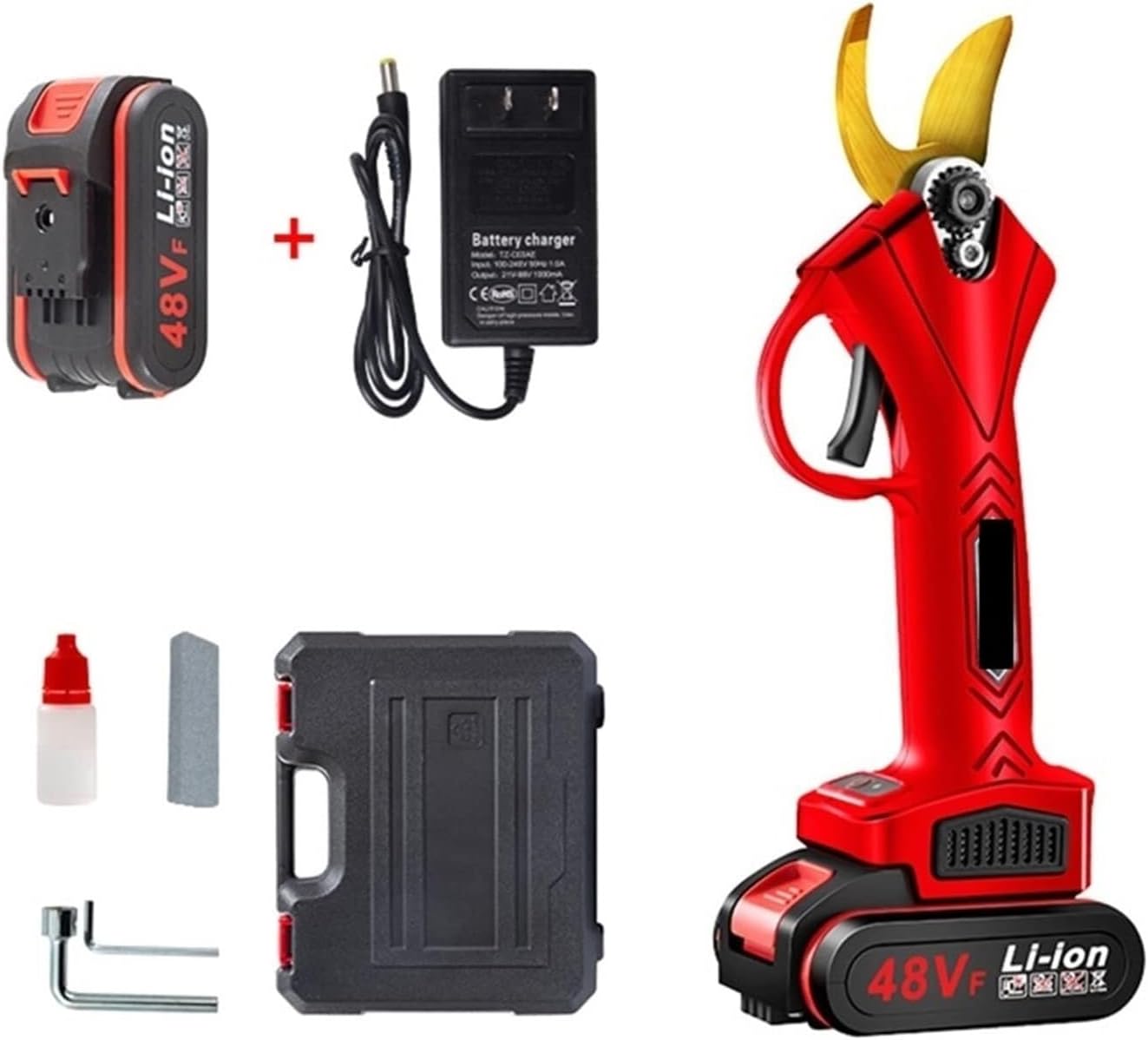 Tree Branch Pruner Professional Cordless Electric Pruning Shears 48vf Large Capacity Lithium Battery for Tree Pruning Electric Shears for Efficient Pruning