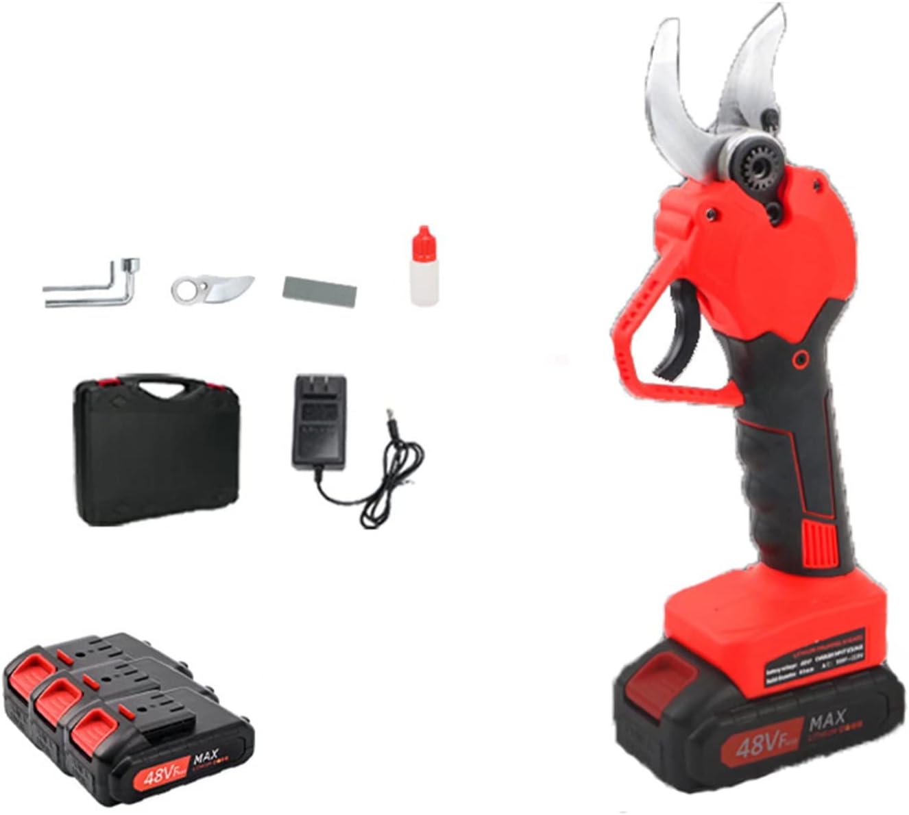 Electric Pruning Shears 1/2/3PCS Rechargeable Lithium Battery, Wireless Electric Scissors Pruning Shears Pruning Shears Tree Garden Tool, 5cm Cutting Diameter