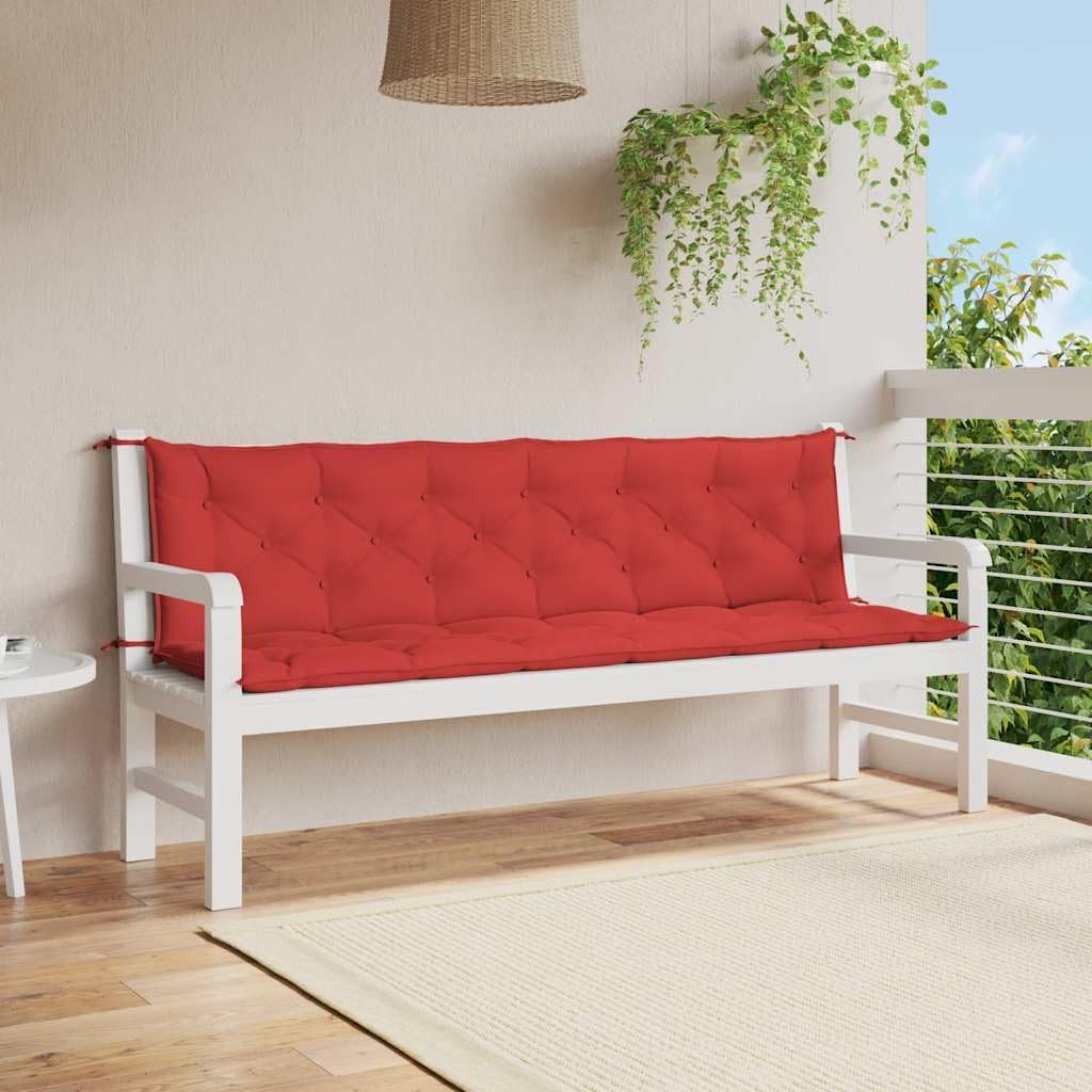 Garden Bench Cushions 2pcs Red 78.7