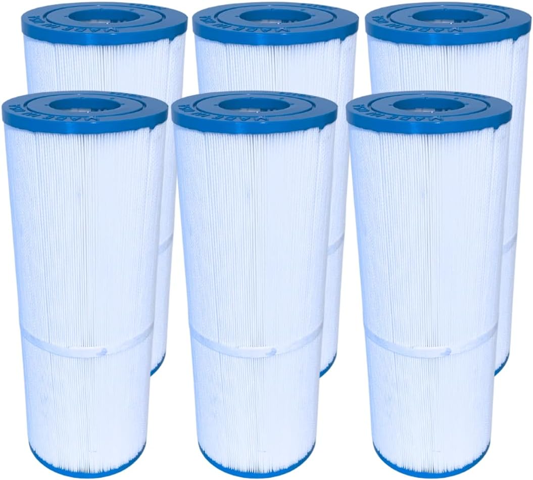 Atomic USA Made Spa Filter Replaces Pleatco PRB25-IN, Unicel C-4326, Filbur FC-2375 (6-Pack)