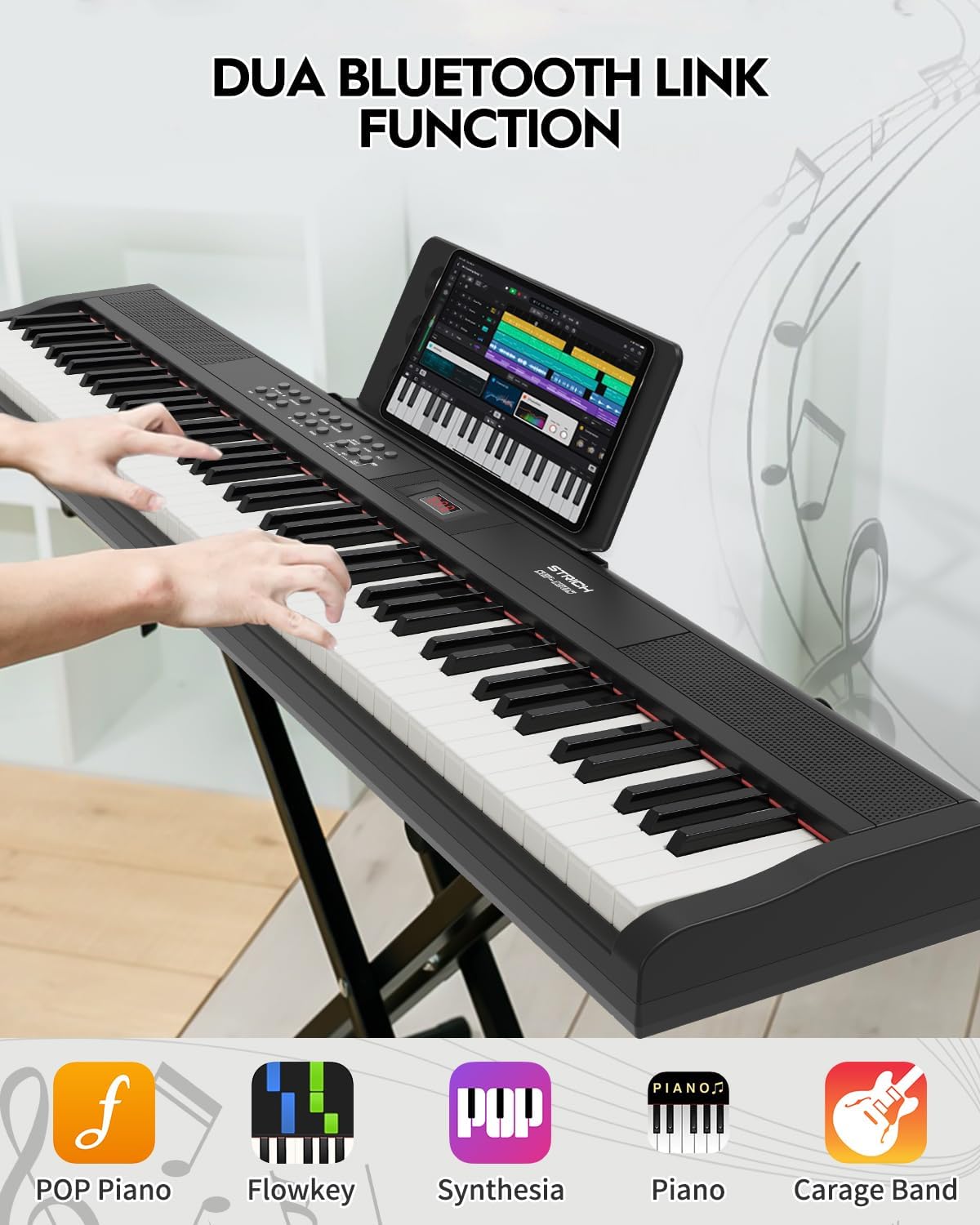 STRICH 88 Key Digital Piano & Piano Bench