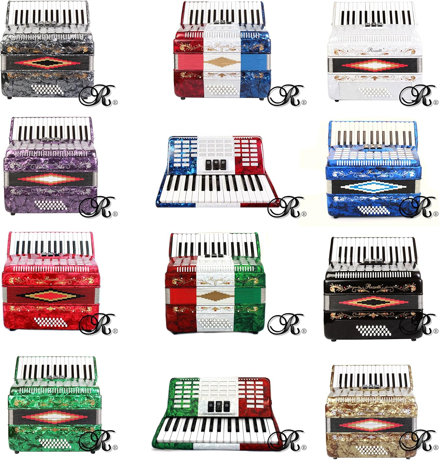 Rossetti Accordion (ROS3032-WH)