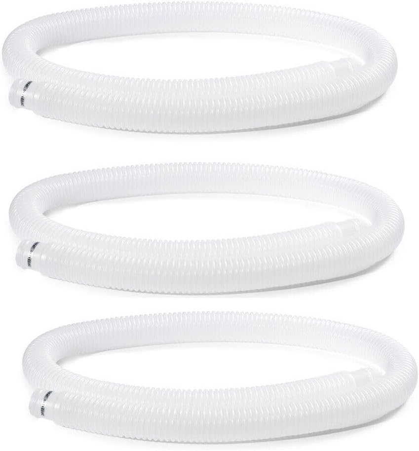 Replacement for Intex 1.25 Inch Diameter Accessory Pool Pump Replacement Hose 59In Long 3 Pack