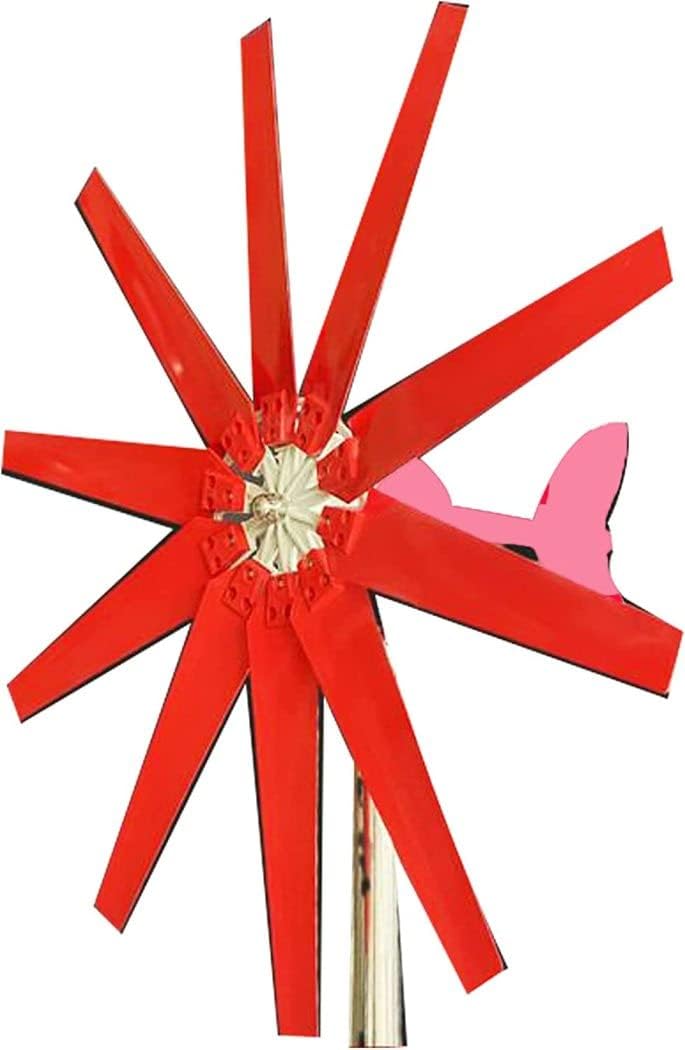 LiuSj JUnSt 8000W Wind Power Turbines Generator, 10 Blades Option Horizontal Wind Turbine with Waterproof Charge Controller Fit for Home Or Camping,24v