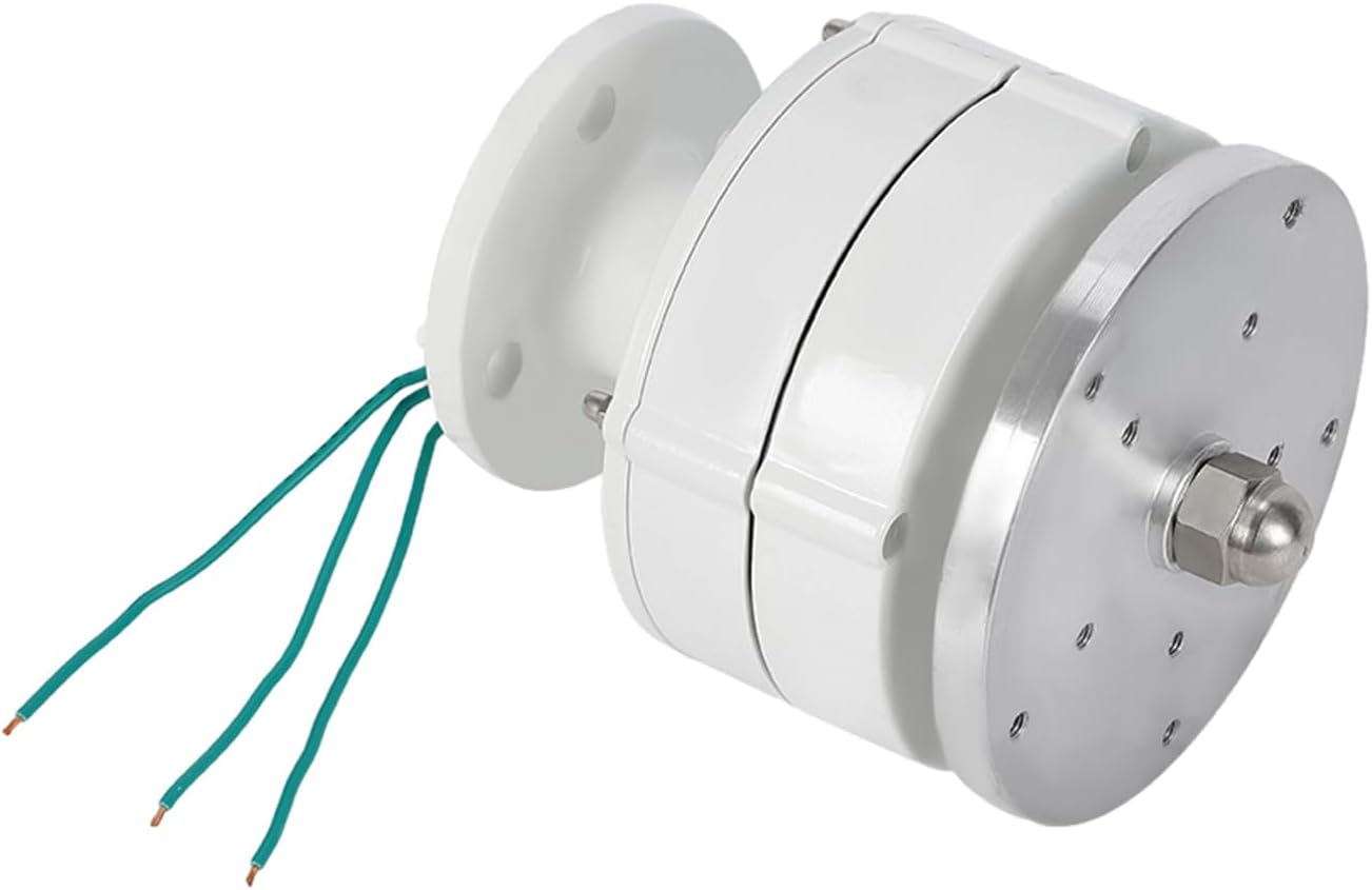 600W Wind Turbine Generator, DC 24V Permanent Magnet 5-Blade Wind Power Generator Lantern Vertical Wind Turbine Wind Turbine with Controller for Home, Farm, RVs, Boats