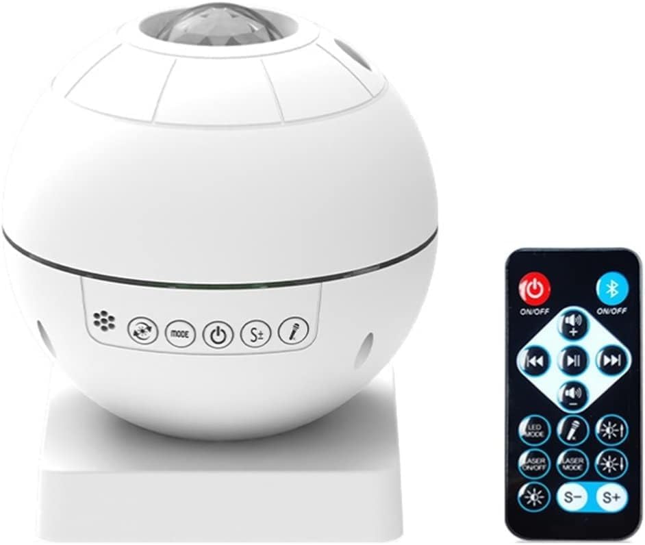 LED Night Light Ocean 180 Degrees Rotate Starry Atmosphere Lamp Music Remote Lights