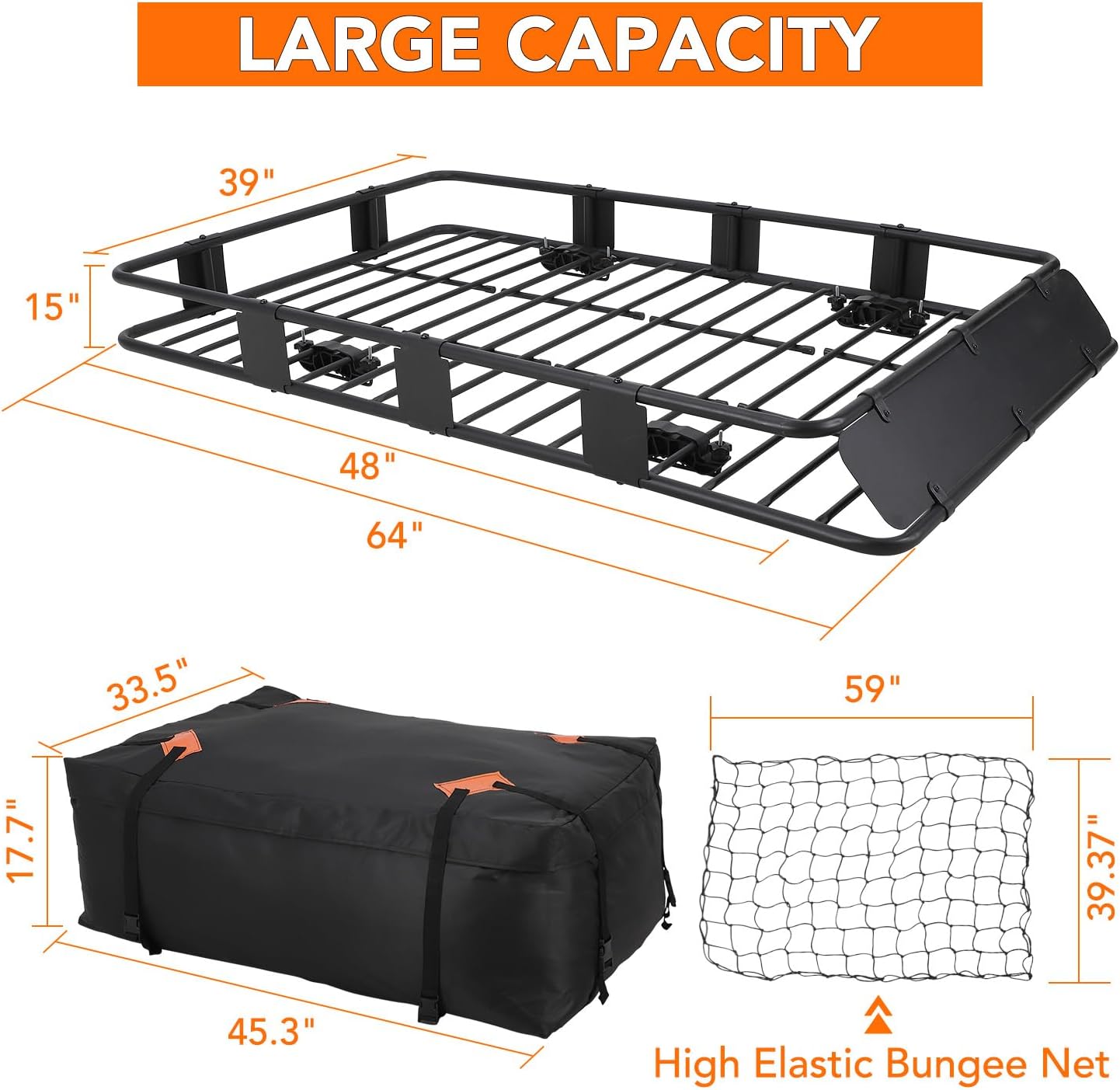 Rooftop Cargo Basket 64