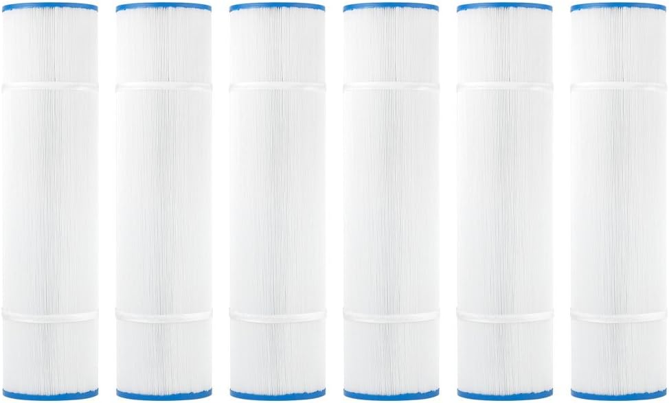 Clear Choice Pool Spa Filter 4.94 Dia x 13.31 in Cartridge Replacement for Rainbow Pentair Dynamic 25 Aladdin 12502, [6-Pack]
